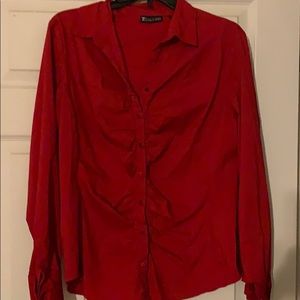 Red New York and company top size large